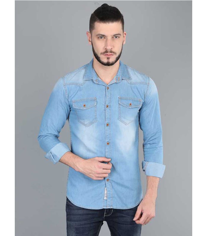 Men Regular Fit Solid Casual Shirt