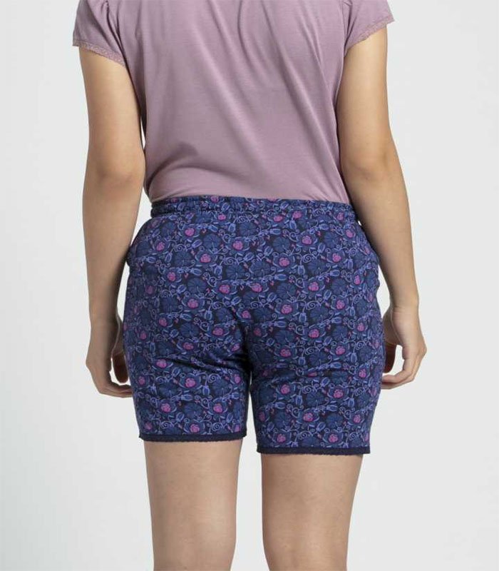 Jocky Printed Women Blue Regular Shorts - Image 3