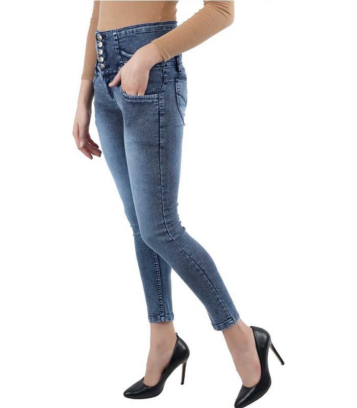 Slim Women Dark Blue Jeans