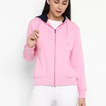 Jones Full Sleeve Solid Women Sweatshirt