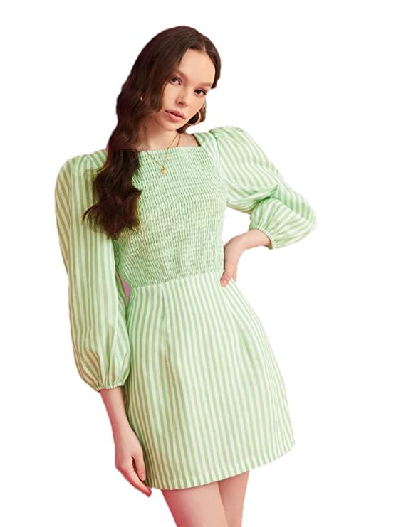 Women's Cotton Short A-Line Dress