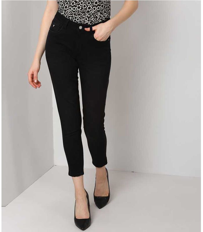 FM Skinny Women Black Jeans
