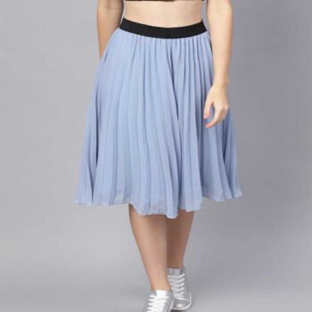 Sasfras Women Solid Regular Pink Skirt