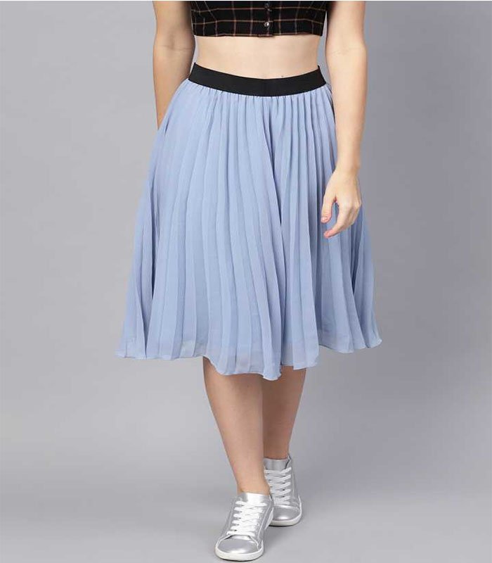 Sasfras Women Solid Regular Pink Skirt