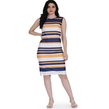 Clothy Women Bodycon Multicolor Dress
