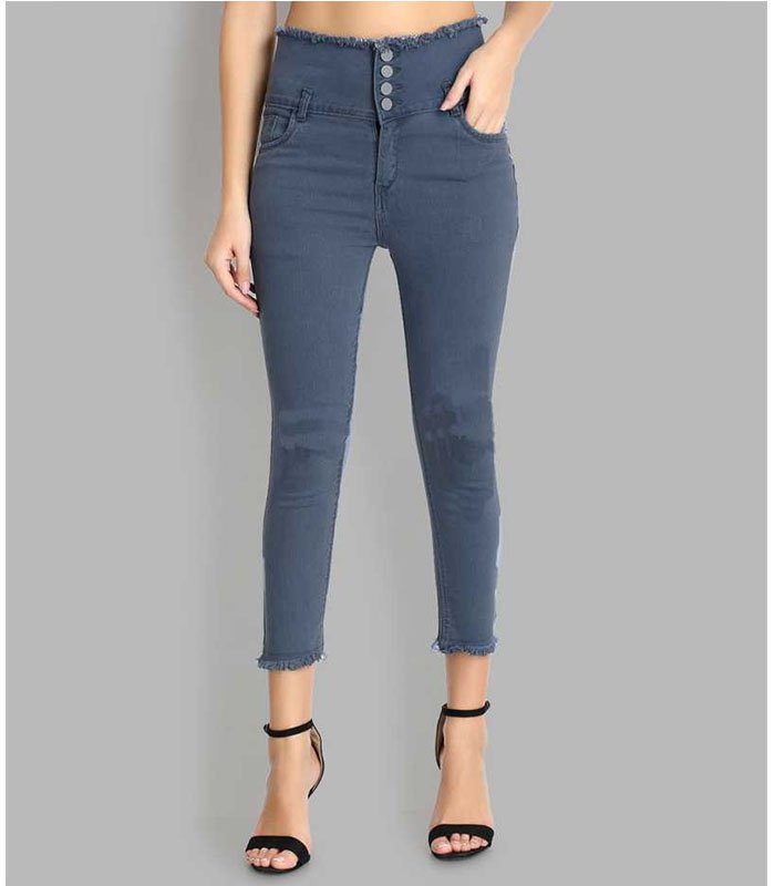 Skinny Women Grey Jeans