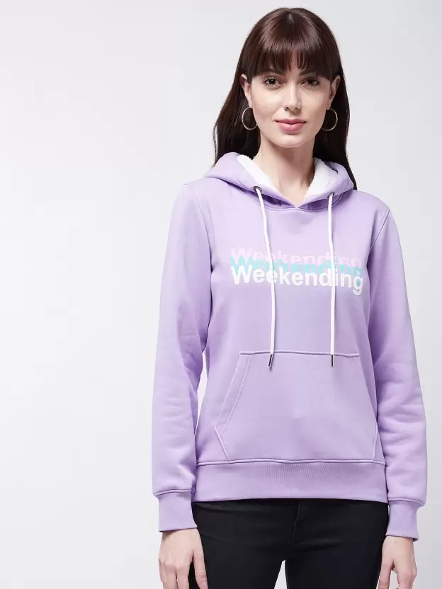 ODEVE Full Sleeve Printed Women Sweatshirt