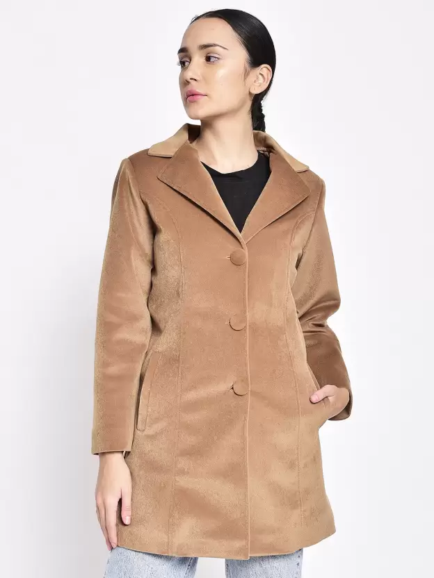 HUNTRESS VELVET Solid Coat For Women