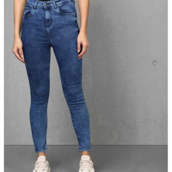Mnaut Skinny Women Blue Jeans