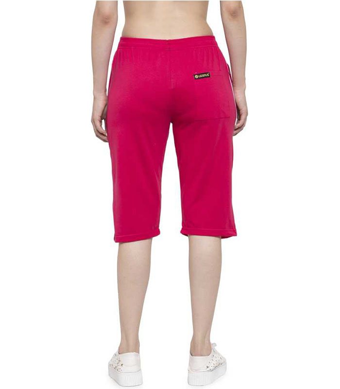 Uzar Women Pink Capri - Image 5