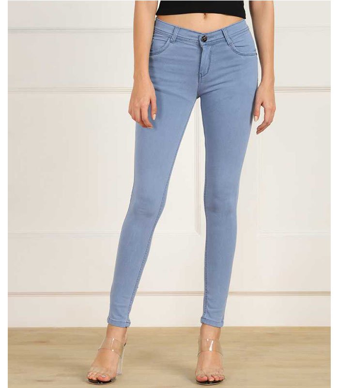 Slim Women Grey Jeans