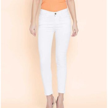 Dry State Skinny Women White Jeans